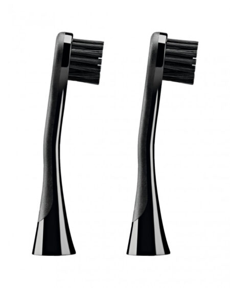 НАСАДКИ CARBON ДЛЯ ЗВУКОВОЇ ЩІТКИ HYDROSONIC 'BLACK IS WHITE,' 2ШТ. BLACK