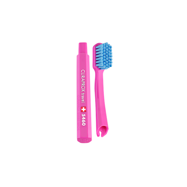 Productshot_Travel set_Toothbrush_Pink_Sidebyside